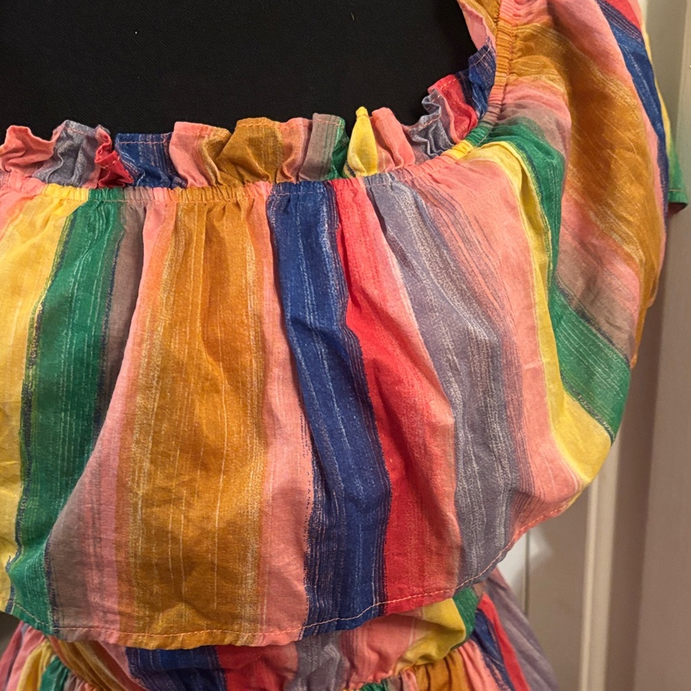 English Factory Multicolor Ruffled Dress - Picture 3 of 7